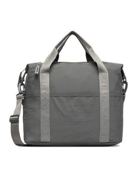 Roxy Torebka WBEOHP-ROXY-MZ-003-10 Szary. Szare shopper bag Roxy, bez wzorów, z materiału, bez dodatków. Za 99.99 zł.