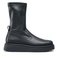 Botki Jenny Fairy. Szare botki Jenny Fairy, bez wzorów, bez obcasa, na płaskiej podeszwie, bez zapięcia. Za 199.99 zł.