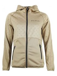Peak Mountain Kurtka polarowa "Amon" w kolorze beżowym rozmiar: L. Brązowe kurtki Peak Mountain, l, bez wzorów, z materiału, bez kaptura. Za 176.08 zł.