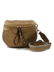 Marlon Skórzana saszetka w kolorze jasnobrązowym - 24 x 19 x 16 cm rozmiar: onesize. Brązowe nerki i saszetki Marlon, bez wzorów, z materiału, sportowe, bez dodatków. Za 272.95 zł.