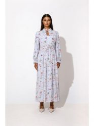 By Malina Sukienka "Florencia" w kolorze błękitnym rozmiar: S. Niebieskie sukienki BY MALINA, s, bez wzorów, z wiskozy, bez kołnierzyka, bez ramiączek, maxi. Za 478.62 zł.