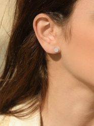 ATELIER DU DIAMANT Złote kolczyki-wkrętki "Ronds Scintillants" z diamentami rozmiar: onesize. Szare kolczyki ATELIER DU DIAMANT, z diamentem, złote. Za 1,217.99 zł.