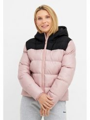 Bench Kurtka zimowa "Kaylee" w kolorze jasnoróżowo-czarnym rozmiar: 44. Czarne kurtki Bench, na zimę, bez wzorów, z puchu, bez kaptura. Za 228.94 zł.
