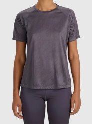 4F Koszulka w kolorze antracytowym do biegania rozmiar: M. Czarne t-shirty sportowe 4f, m, bez wzorów, z materiału, bez ramiączek, do biegania. Za 87.81 zł.