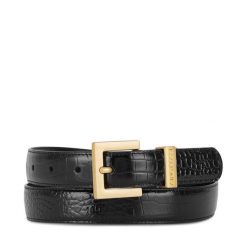 Pasek Damski Gino Rossi. Czarne paski Gino Rossi, bez wzorów. Za 129.99 zł.