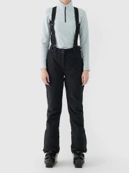 4F Spodnie narciarskie w kolorze czarnym rozmiar: S. Czarne spodnie dresowe 4f, bez wzorów, narciarskie. Za 252.94 zł.