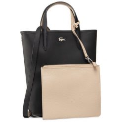 Torebka Lacoste. Czarne torebki klasyczne Lacoste, bez wzorów, klasyczne, bez dodatków. Za 459.99 zł.