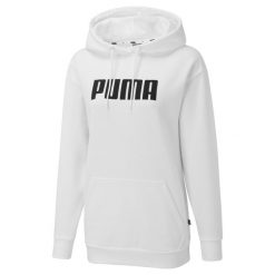 Bluza dresowa damska Puma ESS OVERSIZED. Białe bluzy Puma, xl, bez wzorów, z dresówki, bez kaptura. Za 179.99 zł.