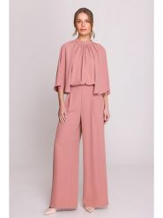 Stylove Kombinezon w kolorze jasnoróżowym rozmiar: L. Różowe kombinezony Stylove, l, bez wzorów, bez kołnierzyka, bez ramiączek. Za 255.34 zł.