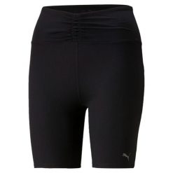 Spodenki fitness damskie PUMA Studio Foundation. Czarne szorty sportowe Puma, bez wzorów, z elastanu, na fitness i siłownię. Za 62.99 zł.