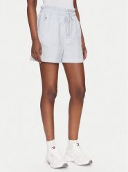 Tommy Jeans Szorty materiałowe DW0DW20360 Niebieski Regular Fit. Niebieskie szorty Tommy Jeans, bez wzorów, z bawełny. Za 219.99 zł.