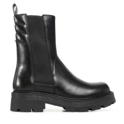 Sztyblety Vagabond Shoemakers. Czarne botki Vagabond Shoemakers, bez wzorów, bez obcasa, na płaskiej podeszwie, bez zapięcia. Za 419.99 zł.