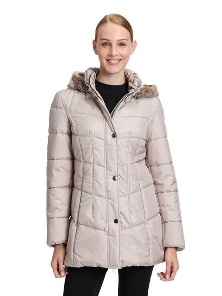 Betty Barclay Płaszcz pikowany w kolorze beżowym rozmiar: 42. Brązowe płaszcze Betty Barclay, bez wzorów, bez kaptura. Za 323.50 zł.