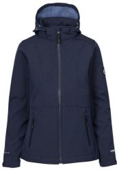 Dlx Christine- Damska kurtka Dlx Softshell Granatowa Marl. Niebieskie kurtki DLX, xs, z aplikacjami, z poliesteru, bez kaptura. Za 395.99 zł.