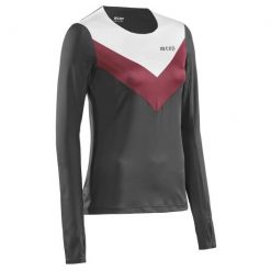 Koszulka sportowa z długim rękawem CEP Chevron damska. Białe t-shirty sportowe CEP, l, bez wzorów, bez ramiączek, na fitness i siłownię. Za 219.00 zł.