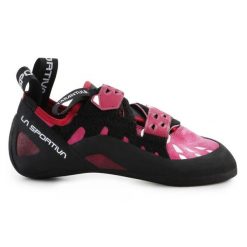 Buty do wspinaczki La Sportiva Tarantula 40T502502 czarne. Czarne buty treningowe bez wzorów, z gumy, bez zapięcia, wspinaczkowe. Za 640.44 zł.