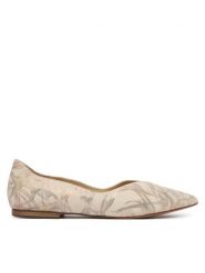 Caprice Baleriny 9-22110-42 Beżowy. Brązowe baleriny Caprice, bez wzorów, ze skóry, bez obcasa, bez zapięcia. Za 273.99 zł.