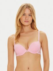 Guess Biustonosz push-up O3BC17 KBXA0 Różowy. Czerwone biustonosze Guess, z aplikacjami, z syntetyku. Za 109.99 zł.