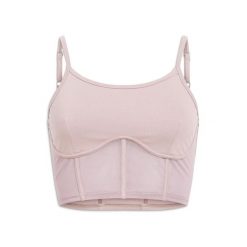 Biustonosz dla kobiet Superdry Sport Tech. Fioletowe bielizna termoaktywna damska Superdry, bez wzorów, bez ramiączek. W wyprzedaży za 159.15 zł.