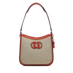 Torebka Guess. Brązowe listonoszki Guess, z aplikacjami, bez dodatków. Za 319.99 zł.