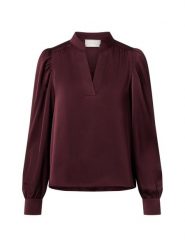 Neo Noir Bluzka damska - Rosslyn Kobiety Sztuczne włókno czerwony jednolity, 40. Czerwone bluzki Neo Noir, bez wzorów, z satyny, eleganckie, bez kołnierzyka, bez ramiączek. Za 349.95 zł.