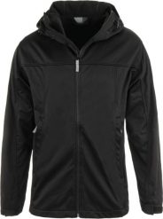Damska kurtka softshell Promodoro z kapturem czarna 2XL. Czarne kurtki przejściowe sportowe Erima, na jesień, s, bez wzorów, z materiału, z kapturem, trekkingowe. Za 232.99 zł.