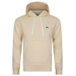Bluza unisex Lacoste SH1701. Białe bluzy Lacoste, xl, bez wzorów, z bawełny, z kapturem. Za 427.00 zł.
