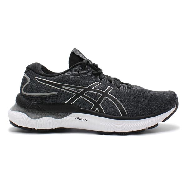 Buty damskie Asics Gel-Nimbus 24. Białe buty do biegania ASICS, bez wzorów, bez zapięcia, do biegania. W wyprzedaży za 742.50 zł.