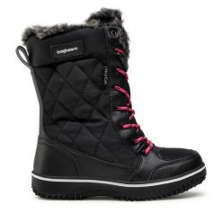 Śniegowce Bagheera. Czarne śniegowce Bagheera, bez wzorów, bez zapięcia. Za 459.99 zł.
