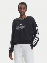Adidas Bluza Tiro Cut 3-Stripes JN2673 Czarny Loose Fit. Czarne bluzy adidas, s, bez wzorów, z bawełny, bez kaptura. Za 279.99 zł.