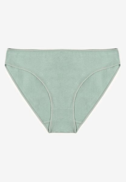 Jasnozielone Majtki Typu Figi z Bawełny Silomena. Zielone figi Renee, bez wzorów, z bawełny. Za 4.99 zł.