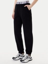 EA7 Emporio Armani Spodnie dresowe 7W001154 AF12501 UC001 Czarny Regular Fit. Czarne spodnie dresowe EA7 Emporio Armani, bez wzorów, z dresówki. Za 489.99 zł.