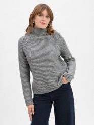 Drykorn Sweter z zawartością wełny i alpaki - Arwen Kobiety Sztuczne włókno szary, XS. Szare swetry DRYKORN, xs, bez wzorów, z materiału, eleganckie, bez ramiączek. Za 549.95 zł.
