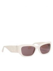Guess Okulary przeciwsłoneczne GU00253 Kremowy. Białe okulary przeciwsłoneczne Guess, z aplikacjami, plastikowe. Za 479.99 zł.