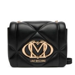 Torebka LOVE MOSCHINO. Czarne listonoszki Love Moschino, bez wzorów, bez dodatków. Za 619.99 zł.