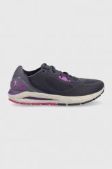 Under Armour buty do biegania HOVR Sonic 5 kolor różowy. Fioletowe buty do biegania Under Armour, z aplikacjami, bez zapięcia, do biegania. W wyprzedaży za 383.99 zł.