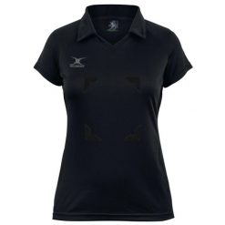 Damska koszulka polo Gilbert Eclipse Hook and Loop. Czarne t-shirty sportowe GILBERT, bez wzorów, bez ramiączek. Za 217.00 zł.