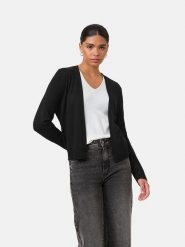 TAIFUN Kardigan w kolorze czarnym rozmiar: 40. Czarne swetry Taifun, s, bez wzorów, z wiskozy, bez ramiączek. Za 172.08 zł.