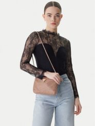 Guess Torebka J5BZ15 WG830 Różowy. Czerwone kopertówki Guess, z aplikacjami, z syntetyku, wizytowe, bez dodatków. Za 229.99 zł.