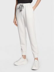 Gaudi Jeans Spodnie dresowe 311BD24008 Biały Regular Fit. Białe spodnie dresowe Gaudi, bez wzorów, z dresówki. Za 619.99 zł.