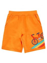 Frugi Szorty "Birch" w kolorze pomarańczowym rozmiar: 98/104. Pomarańczowe szorty Frugi, bez wzorów, z bawełny. Za 83.42 zł.