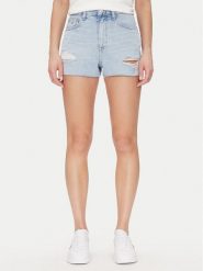 Tommy Jeans Szorty jeansowe Hot Pant Bi6019 DW0DW20095 Niebieski Regular Fit. Niebieskie szorty Tommy Jeans, bez wzorów, z bawełny. Za 259.99 zł.