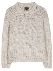 Herrlicher Sweter "Alladine" w kolorze kremowym rozmiar: M. Brązowe swetry Herrlicher, m, bez wzorów, z wełny, bez ramiączek. Za 206.91 zł.