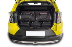Torby Do Bagażnika Fiat Grande Panda Ev 2025+ 5Szt Kjust. Czarne torby podróżne KJUST, bez wzorów, z kauczuku. Za 1,581.00 zł.