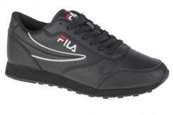 Buty sportowe Sneakersy damskie, Fila Orbit Low Wmn. Czarne buty treningowe Fila, bez wzorów, z materiału, przed kostkę, bez zapięcia, trekkingowe. Za 179.00 zł.