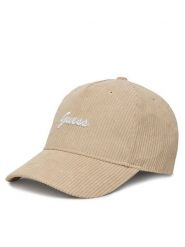 Guess Czapka z daszkiem V5BZ10 WF760 Beżowy. Brązowe czapki z daszkiem Guess, z aplikacjami, z materiału. Za 129.99 zł.