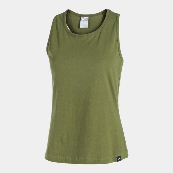 Tank top sportowy damski Joma Oasis. Zielone topy sportowe Joma, xl, bez wzorów, na fitness i siłownię. Za 113.99 zł.