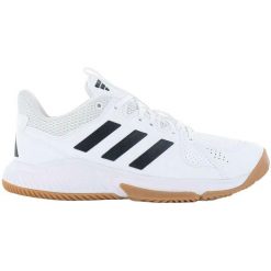 Buty sportowe adidas Court Flight Indoor Volleyball. Białe buty sportowe lifestyle adidas, bez wzorów, z syntetyku, sportowe, bez zapięcia. Za 390.00 zł.