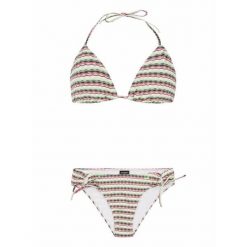 Damski 2-częściowy trójkątny kostium kąpielowy Protest Prtnadine. Zielone bikini Protest, bez wzorów, eleganckie. W wyprzedaży za 155.25 zł.