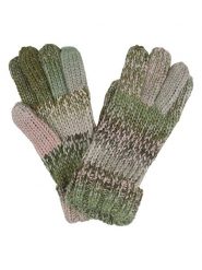 Regatta Rękawiczki "Frosty Glove VI" w kolorze jasnoróżowo-zielonym rozmiar: L/XL. Zielone rękawiczki Regatta, bez wzorów, prążkowane. Za 44.09 zł.